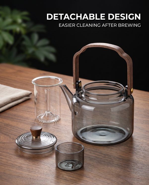 Wudy · Borosilicate Glass Teapot · 1200 ml