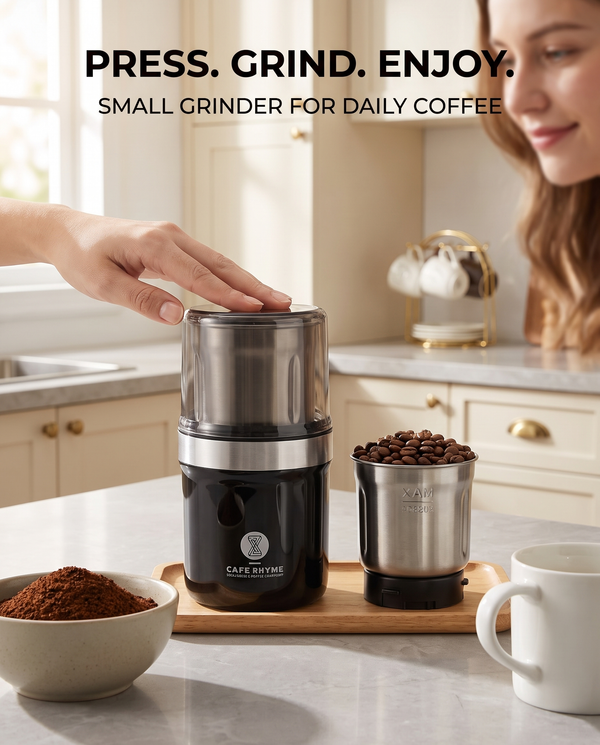 Compact Electric Coffee Bean Grinder