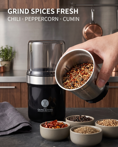 Compact Electric Coffee Bean Grinder