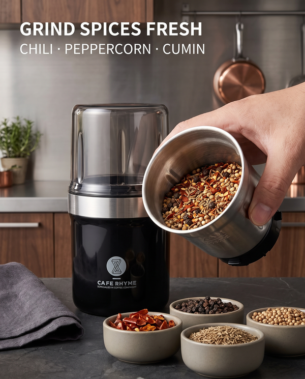 Compact Electric Coffee Bean Grinder