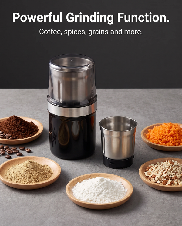 Compact Electric Coffee Bean Grinder