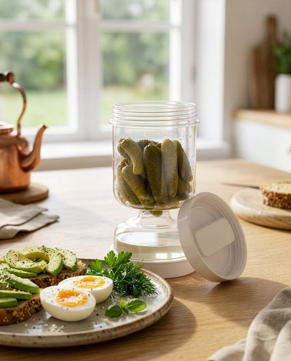 Olive & Pickle Strainer Jar · 750 ml — Wudy Kitchen, image 2