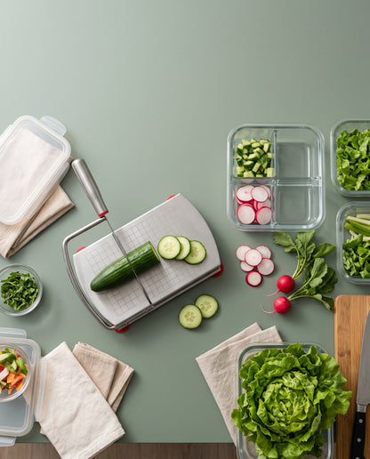 Multi-Purpose Vegetable Slicer with Suction Base