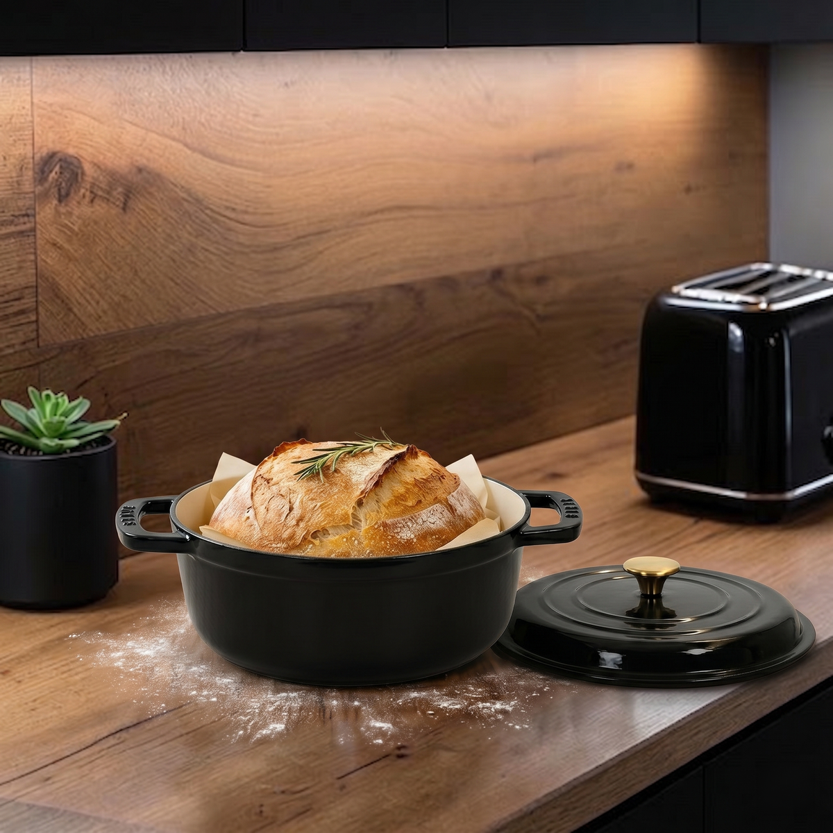 Handles high heat without warping