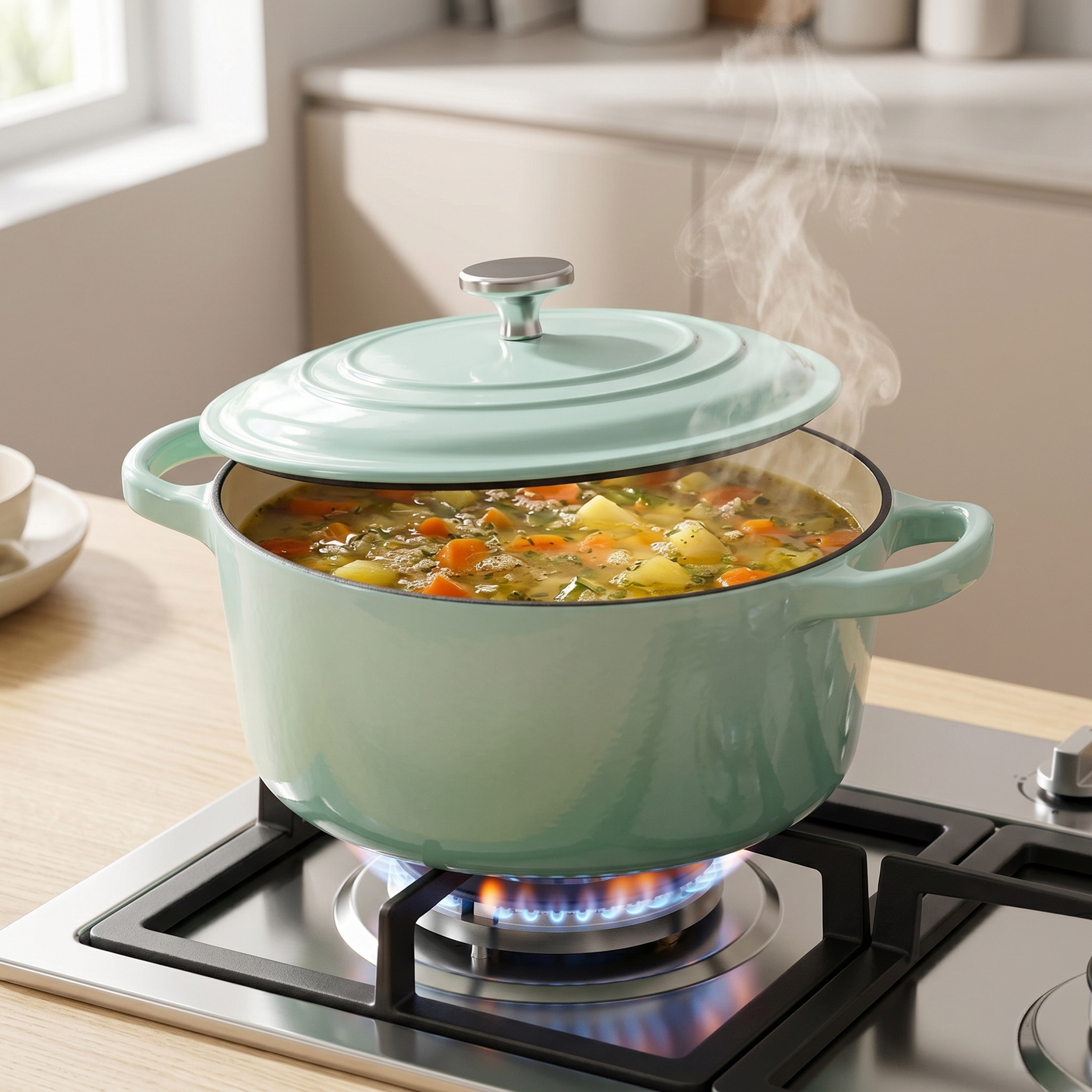 Enamel Cast Iron Pot · ~3 L