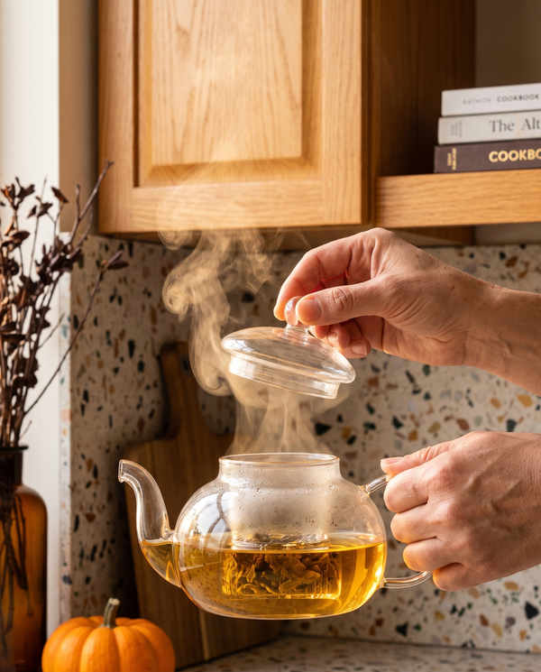 Borosilicate Glass Tea Set with Infuser