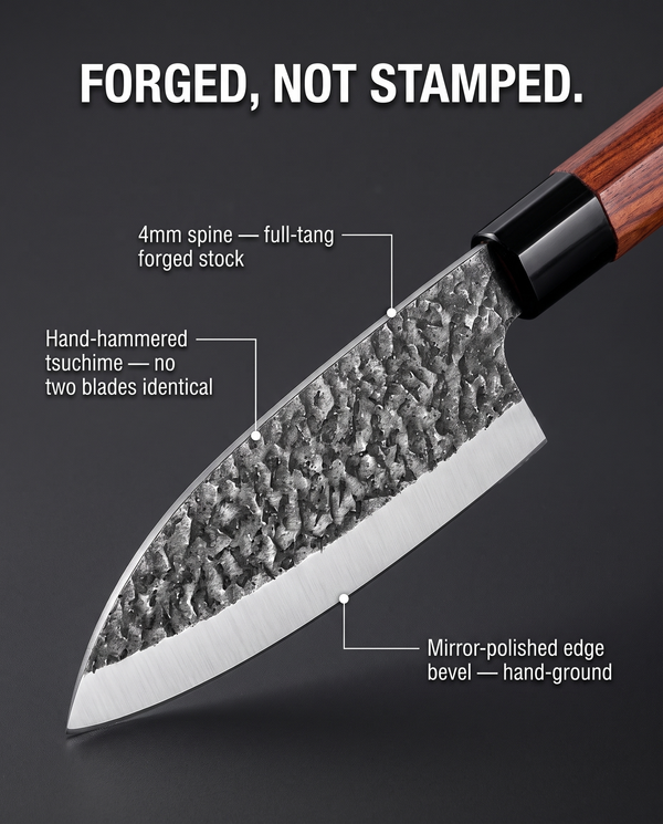 Hammered Chef Knife