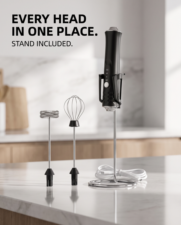 Milk Frother Wand · Rechargeable — Wudy Kitchen, image 3