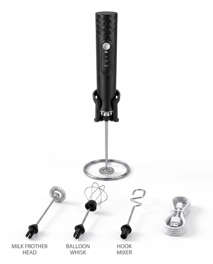Rechargeable Milk Frother Wand
