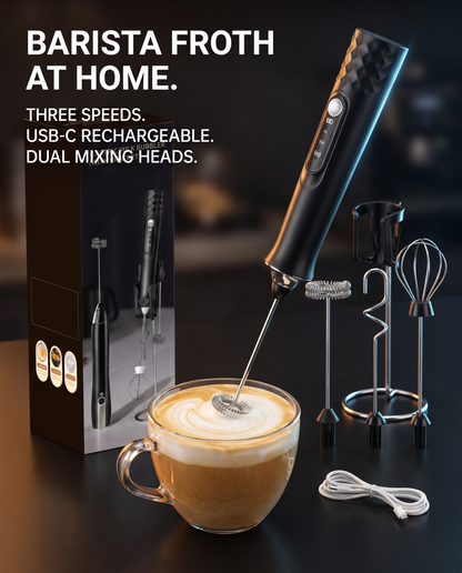 Milk Frother Wand · Rechargeable — Wudy Kitchen, image 7