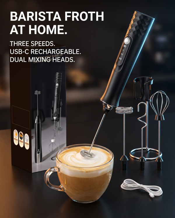 Milk Frother Wand · Rechargeable — Wudy Kitchen, image 7