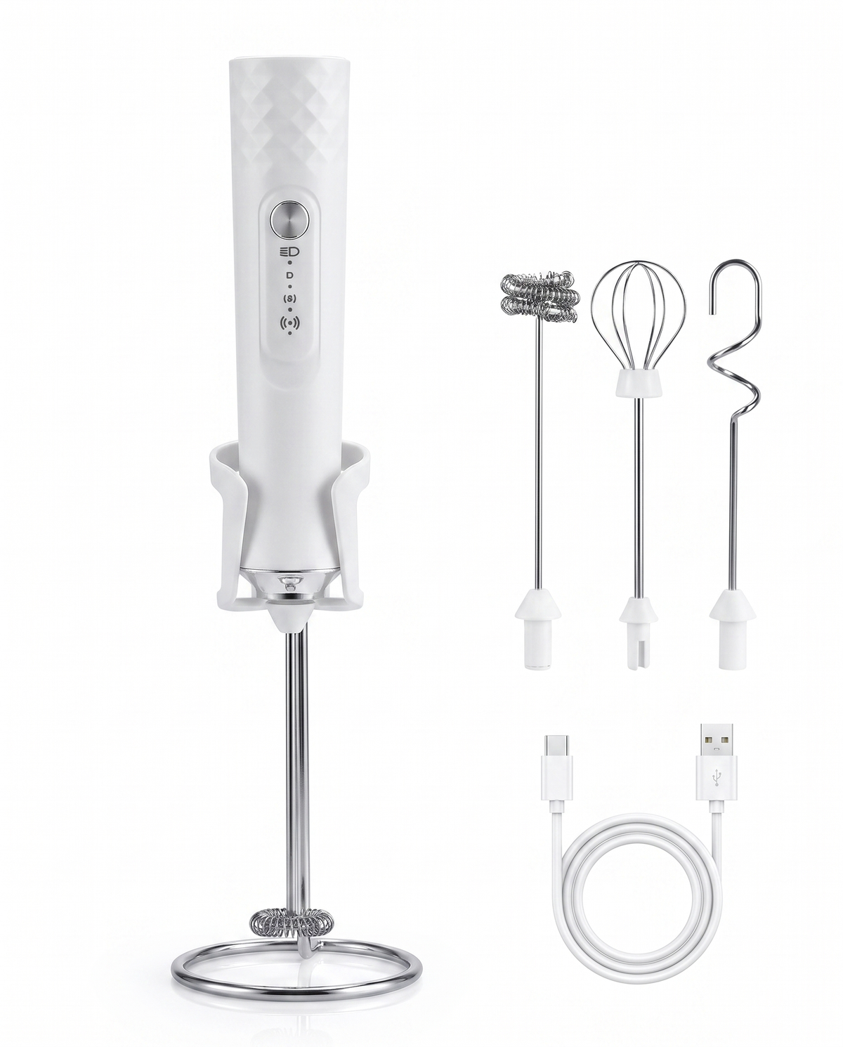 Rechargeable Milk Frother Wand