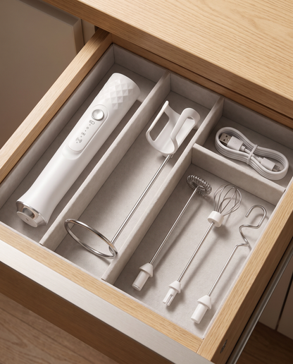 Rechargeable Milk Frother Wand
