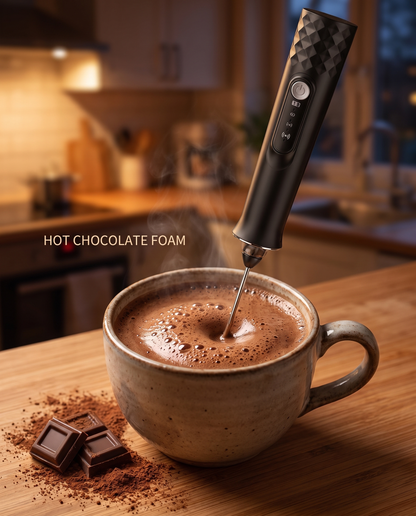 Rechargeable Milk Frother Wand