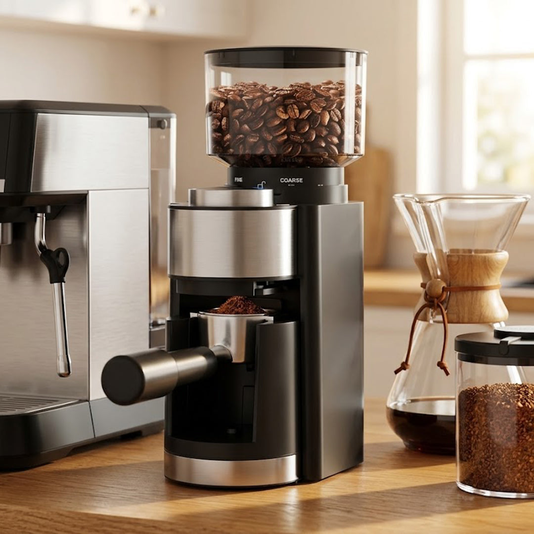 Electric Burr Coffee Grinder · 25 Settings