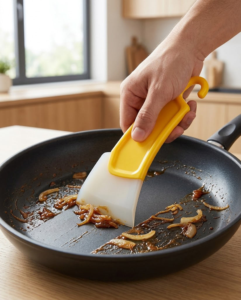 Corners a spoon misses