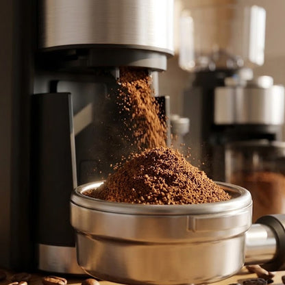 Burr Coffee Grinder,  Coffee Grinder with 25 Grind Setting, Electric 2-12-Cup Coffee Grinder