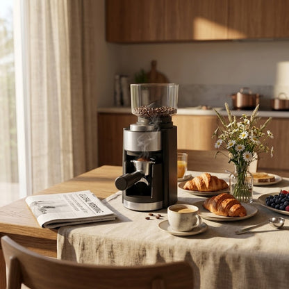 Burr Coffee Grinder,  Coffee Grinder with 25 Grind Setting, Electric 2-12-Cup Coffee Grinder