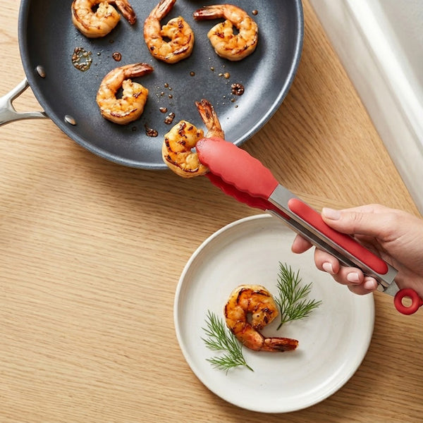 Heat Resistant Silicone Tongs