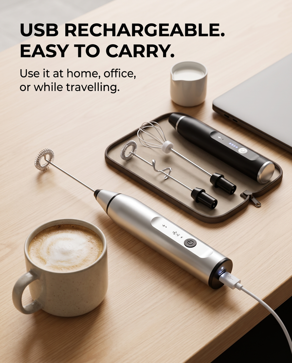 Portable Electric Frother · 22 cm