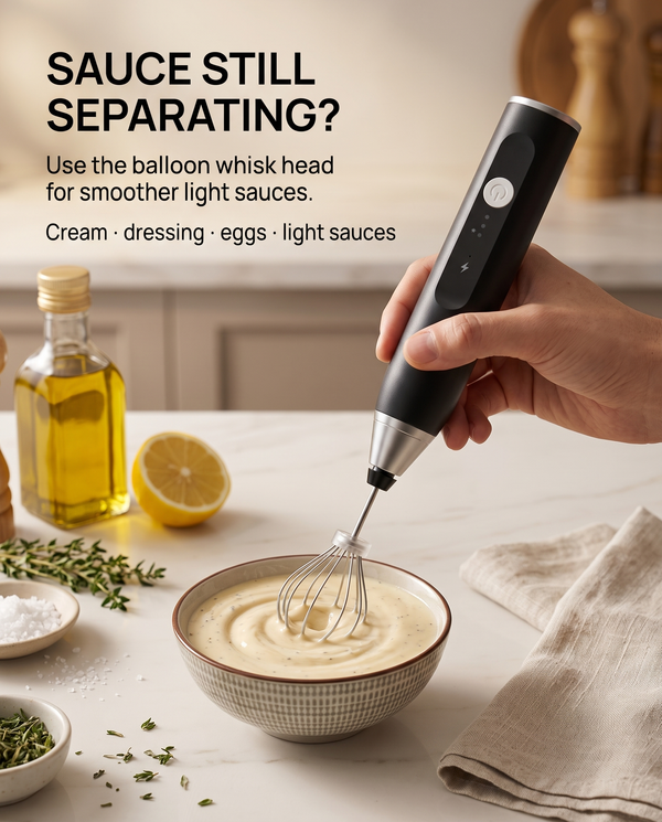 Portable Electric Frother · 22 cm — Wudy Kitchen, image 3