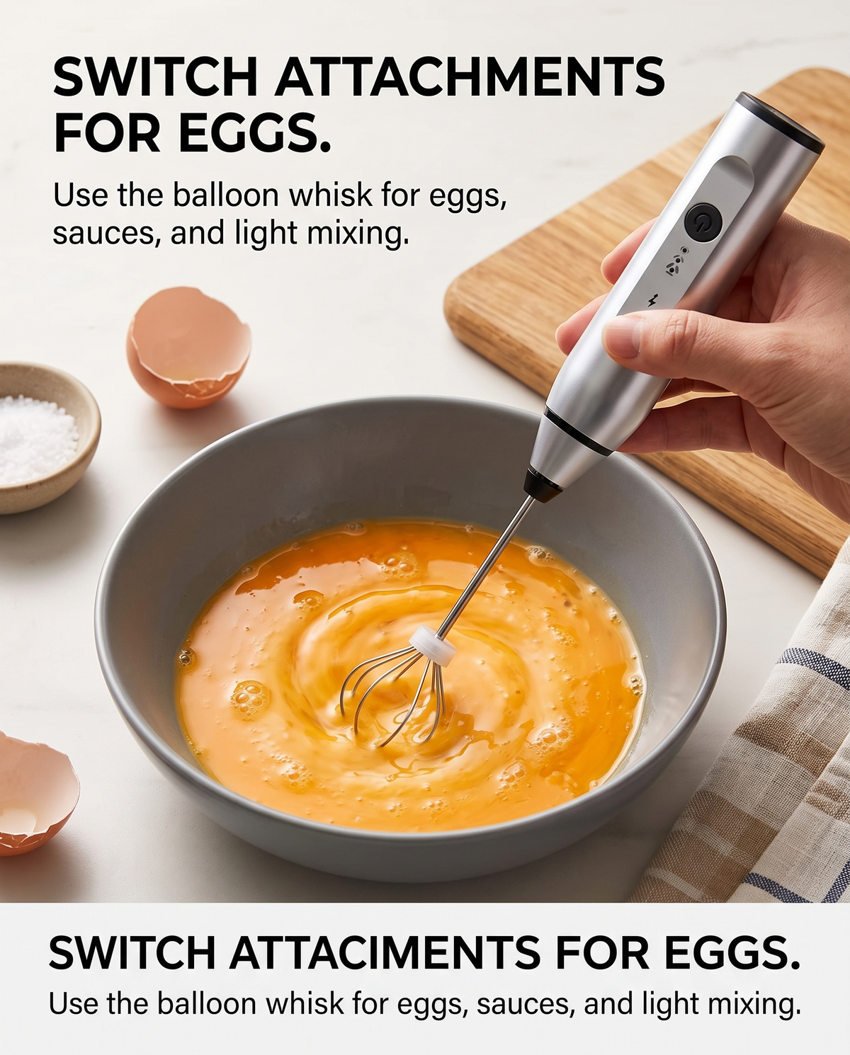 Portable Electric Milk Frother