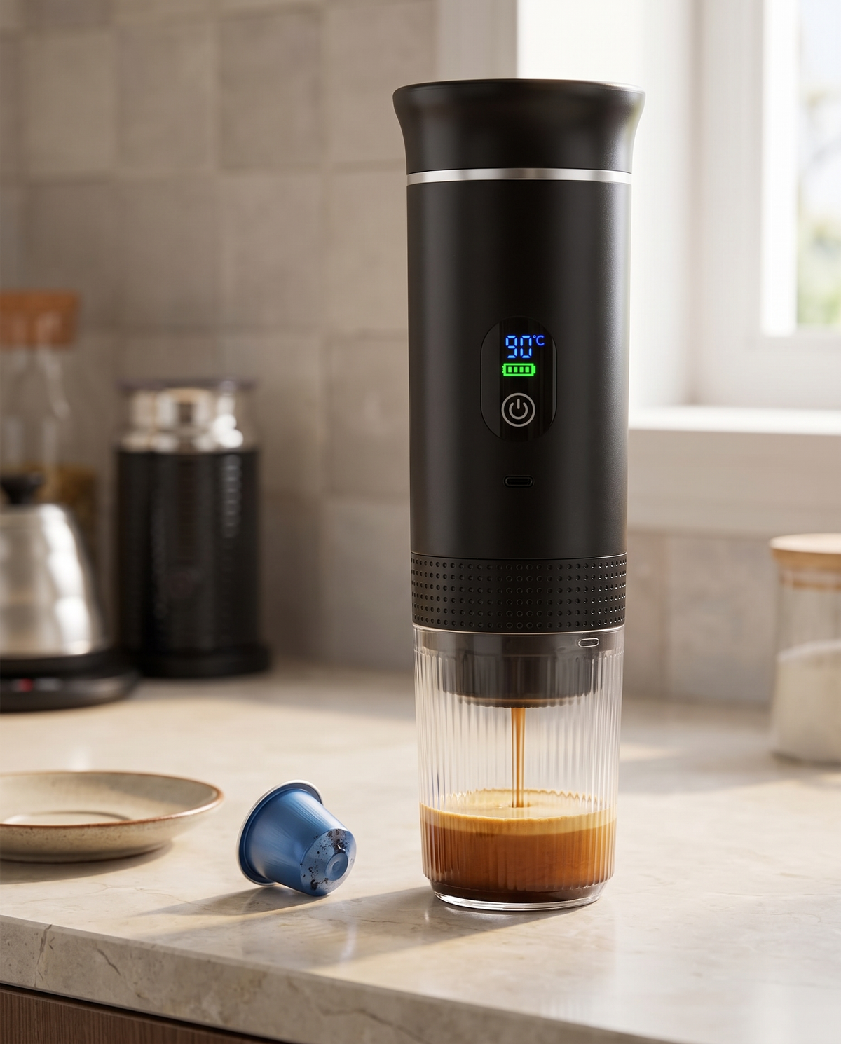 Portable Battery Espresso Machine · 2.7 fl oz (80 ml)