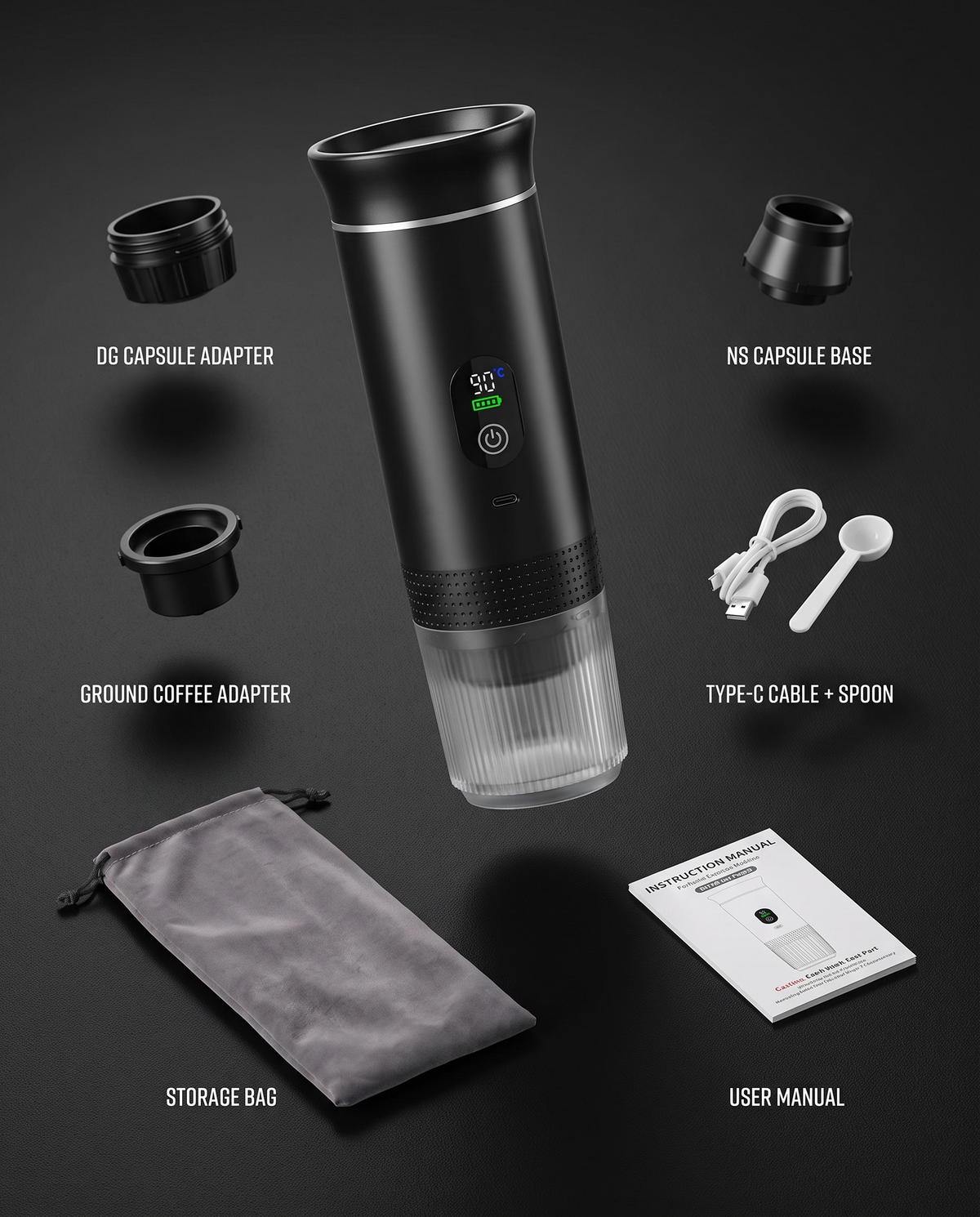 Portable Espresso Machine · 80 ml — Wudy Kitchen, image 6