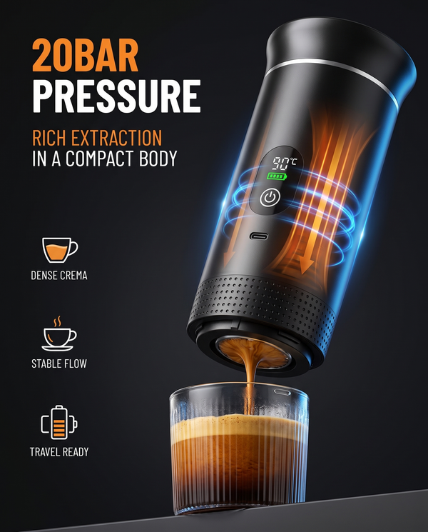 Portable Espresso Machine · 80 ml — Wudy Kitchen, image 3