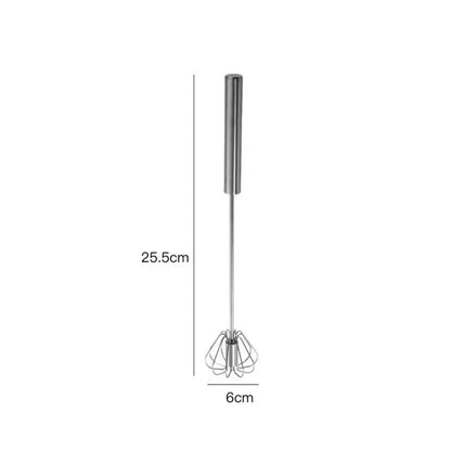 Stainless Steel Rotary Whisk · 10" (25 cm) — Wudy Kitchen, image 1