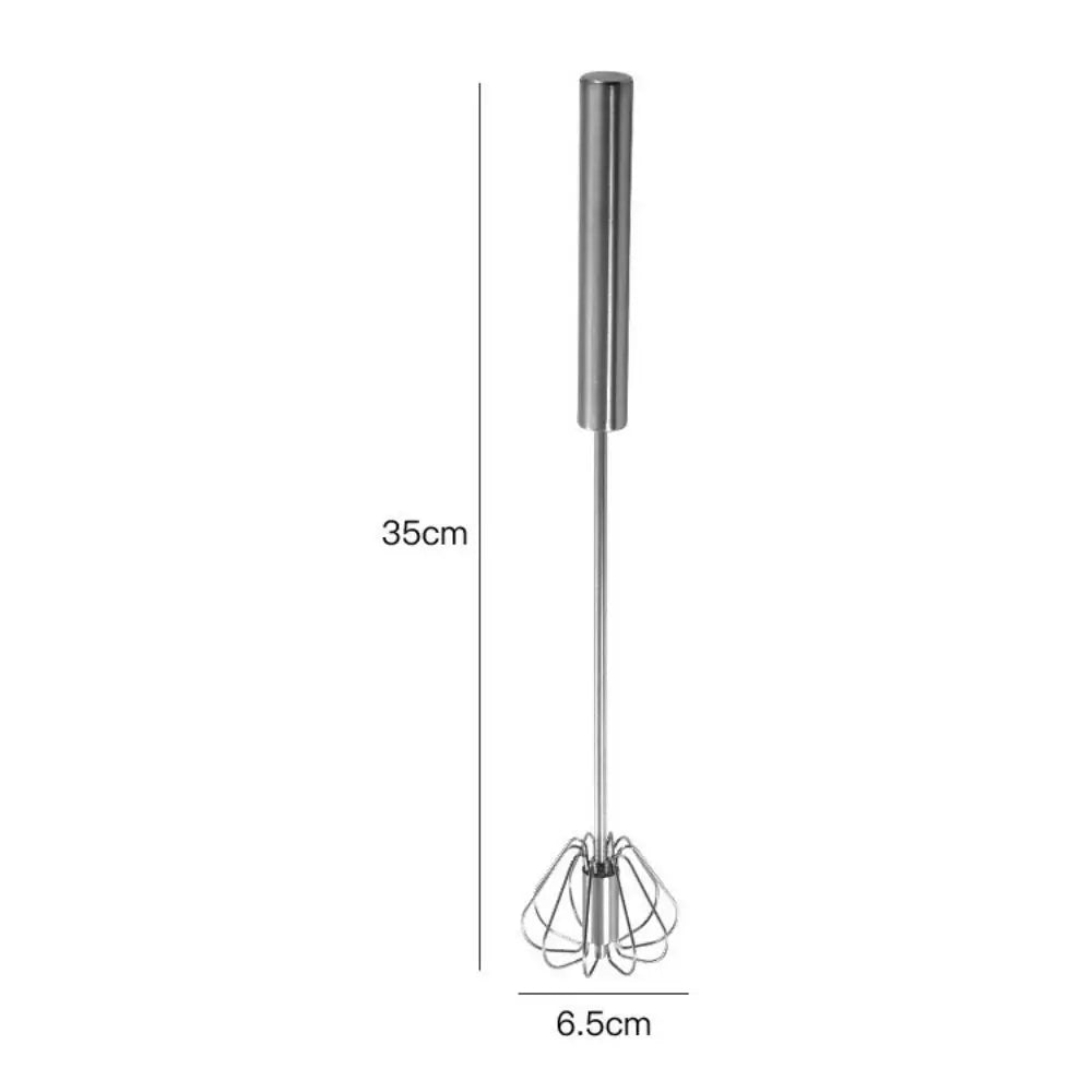 Stainless Steel Rotary Whisk · 10" (25 cm) — Wudy Kitchen, image 5