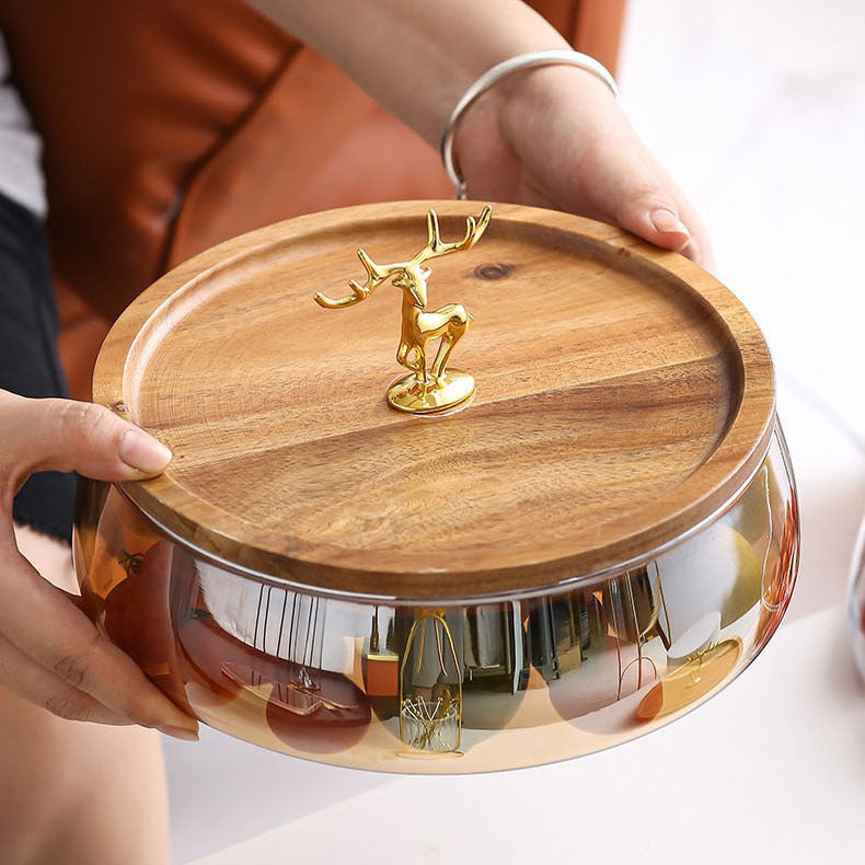 Glass Fruit Bowl