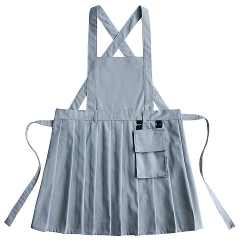 Cross-Back Anti-Fouling Kitchen Apron with Pocket