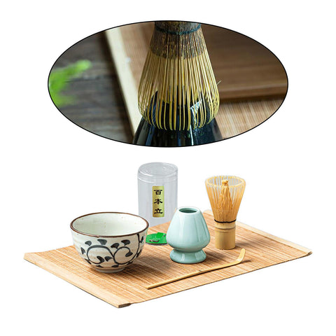 5-Piece Handmade Matcha Starter Kit – Bamboo & Ceramic