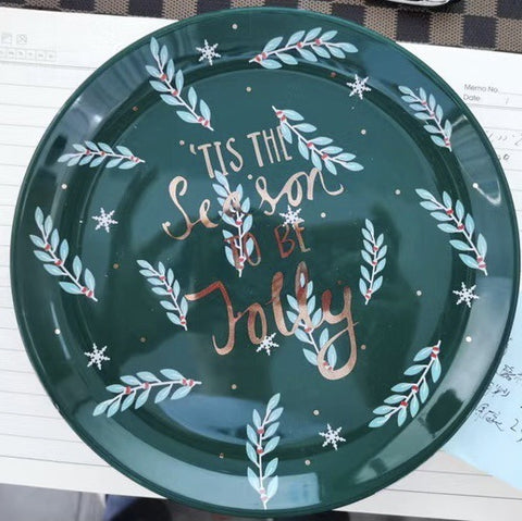 Christmas Ceramic Tableware Set – Holiday Dinner Plates, Mugs & Bowls Collection