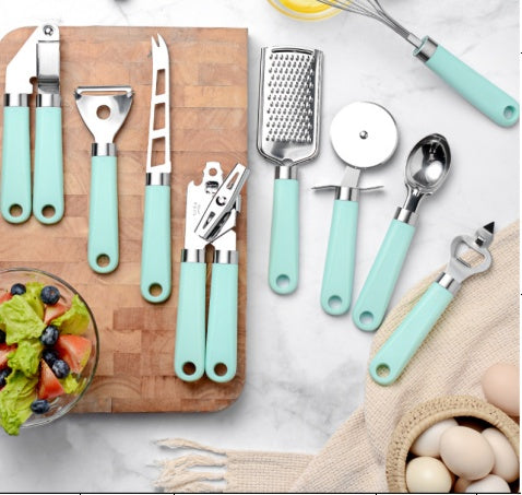 8-Piece Kitchen Utensil Set – Stainless Steel & Ergonomic Handles