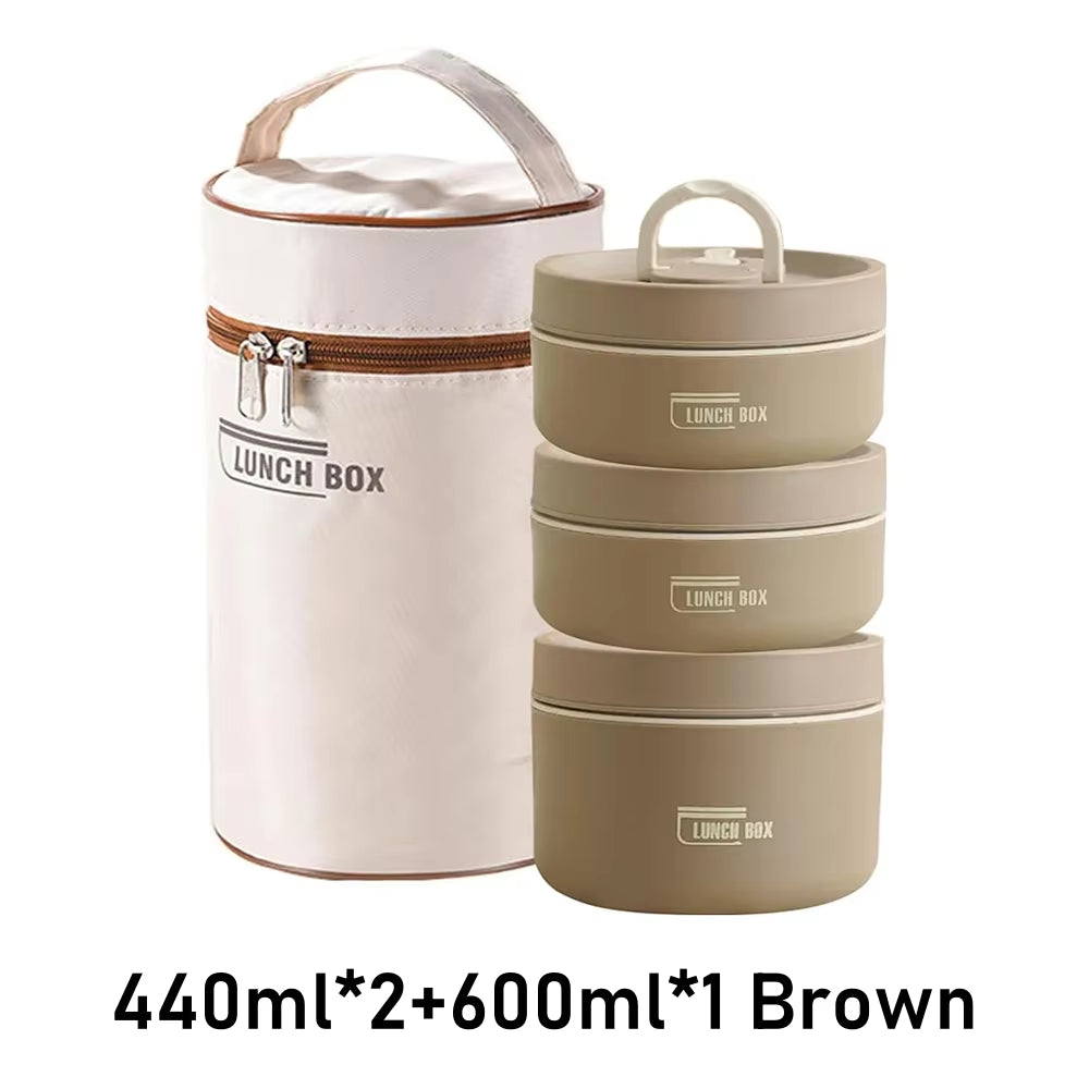 Portable Insulated Food Lunch Container Set with Therma…