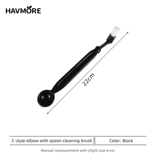 Detachable Brush Head High Quality Food Grade Plastics Coffee Cleaning Brush for Coffee Machine