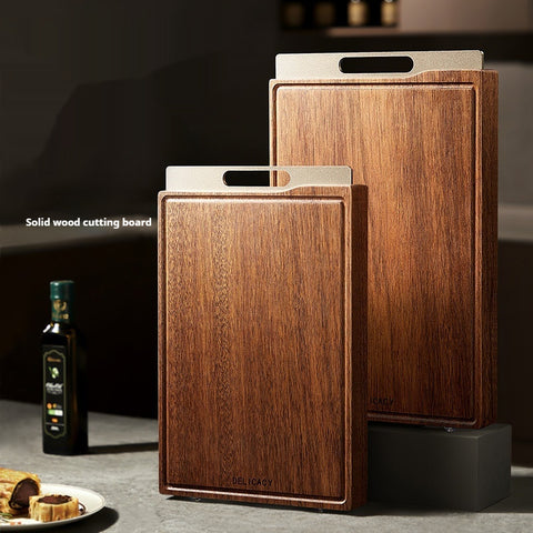 Household Solid Wood Cutting Board – Anti-Mildew Antibacterial Kitchen Board