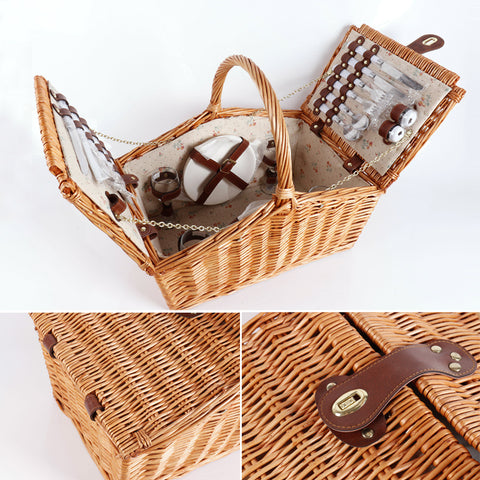Wudy Spring Large Capacity Picnic Basket