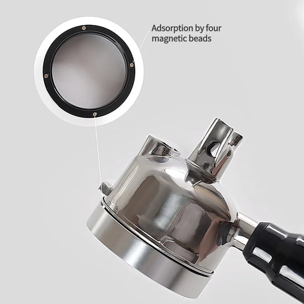 Coffee Catcher Ring Anti-Fly Powder Ring Grinder Catcher Ring 51Mm 53Mm 58Mm Coffee Handle Cloth Powder Dosing Ring Coffee Tools