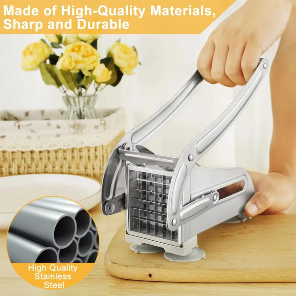 Cutting Potato Machine Multifunction Stainless Steel Cut Manual Vegetable Cutter Tool Potato Cut Cucumber Fruits and Vegetables