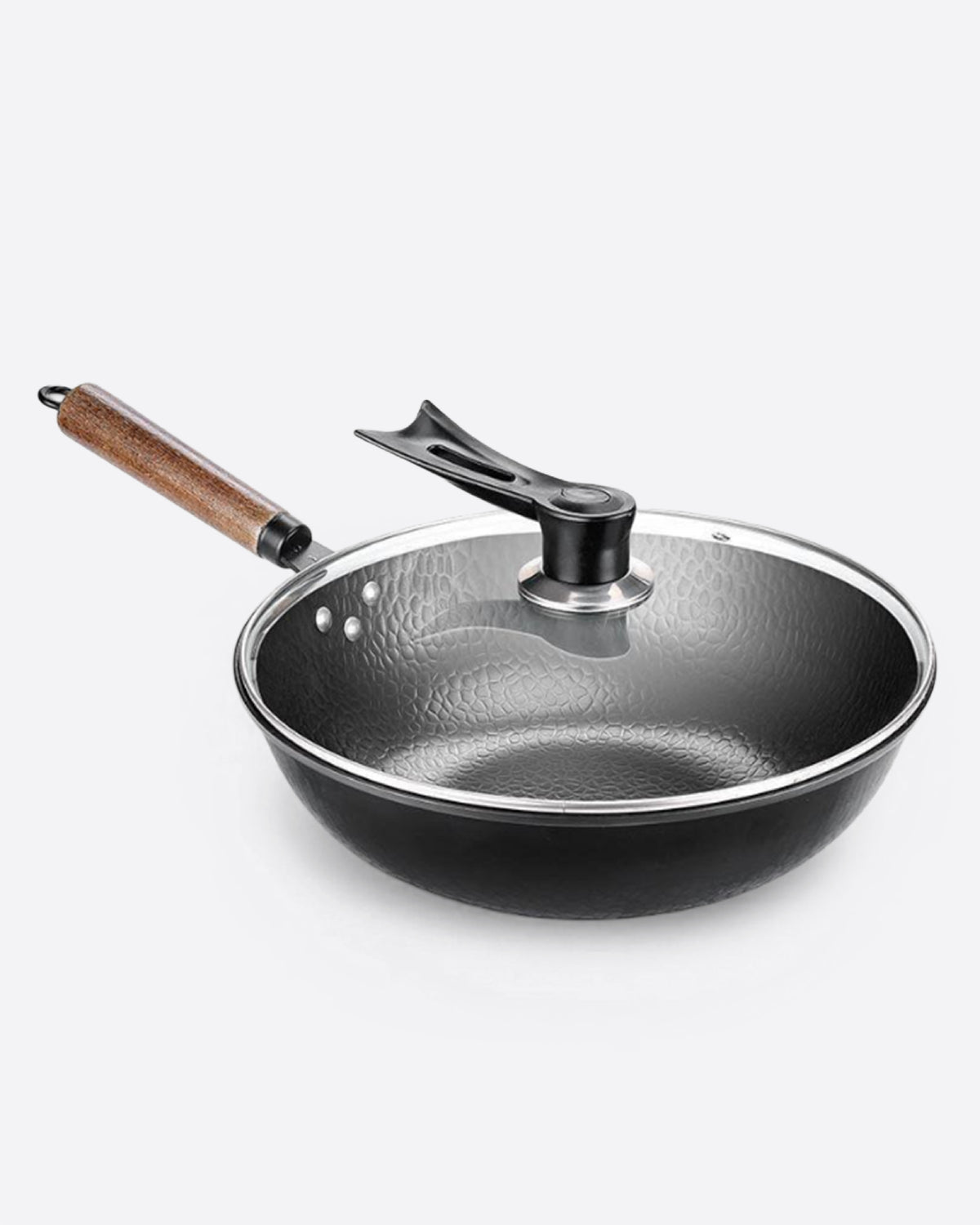 Iron Wok with Lid