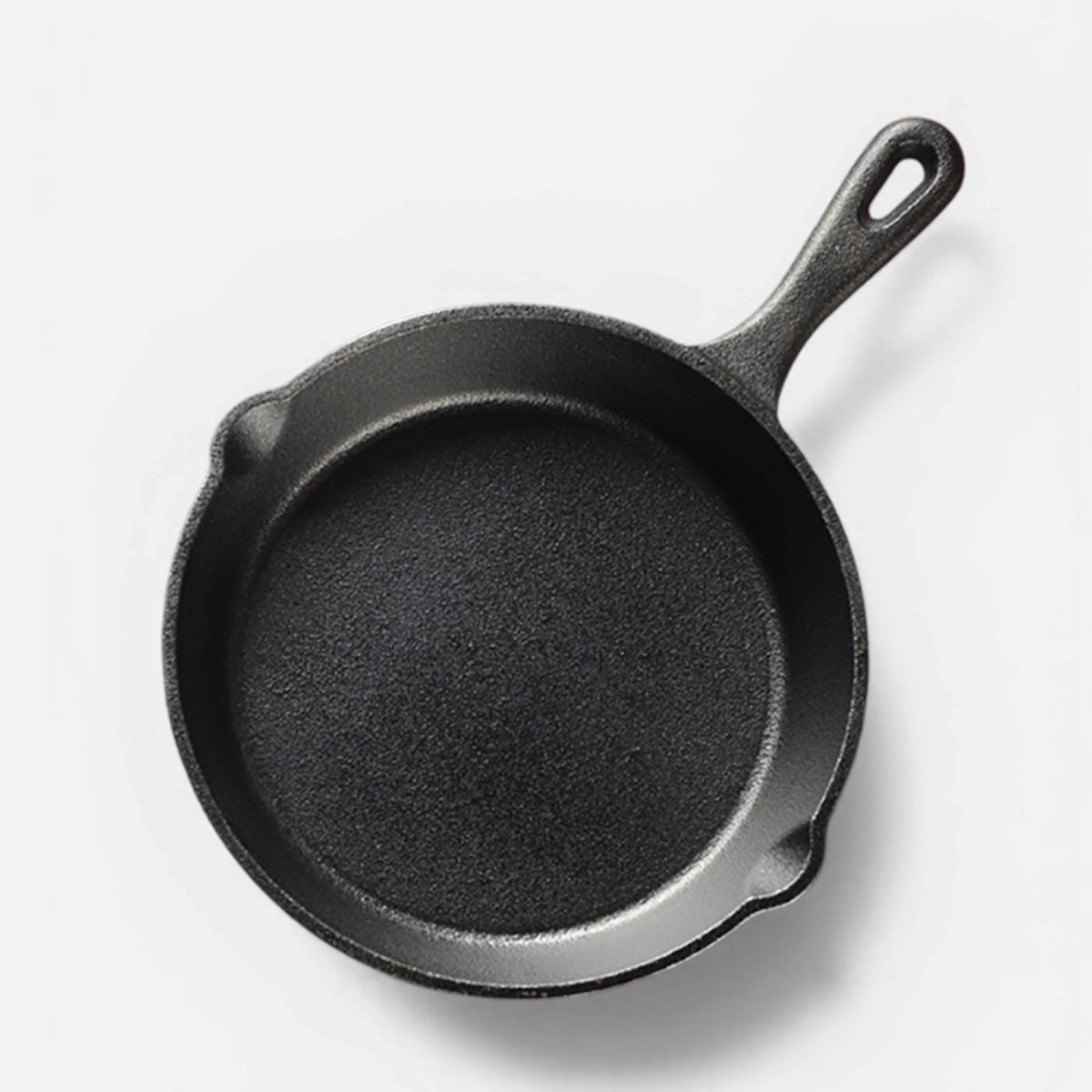 Cast Iron Skillet · Long Handle · 16–24 cm