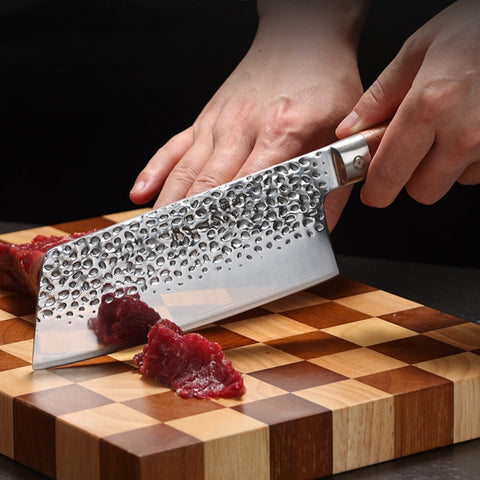 Household Minimalist Wooden Handle Chef's Knife