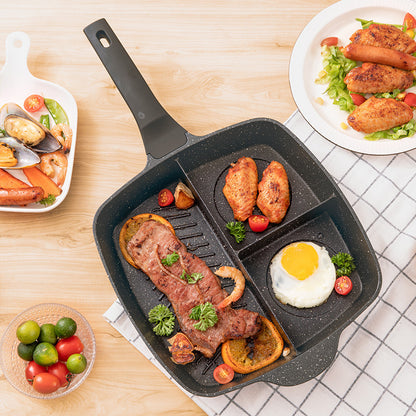 3-in-1 Non-stick Breakfast Frying Pan