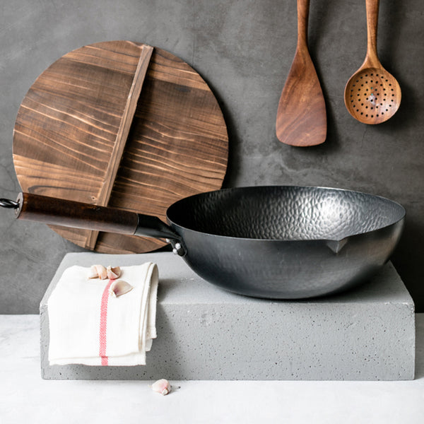 Wudy Kitchen — Iron Pan Traditional Iron Wok Handmade