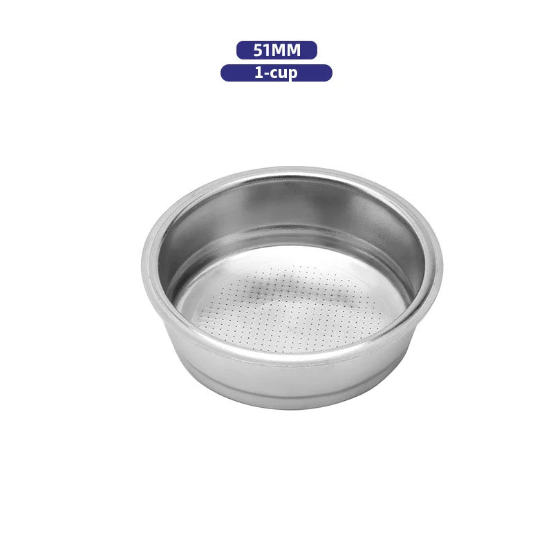 Coffee Filter Basket 51Mm 54Mm 58MM Stainless Steel Replacement for Bottomless Portafilter Espresso Tools Barista Accessories