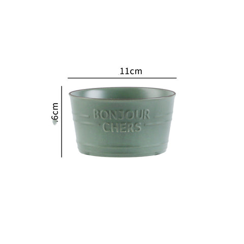 Matte Green Porcelain Cooking & Serveware Collection