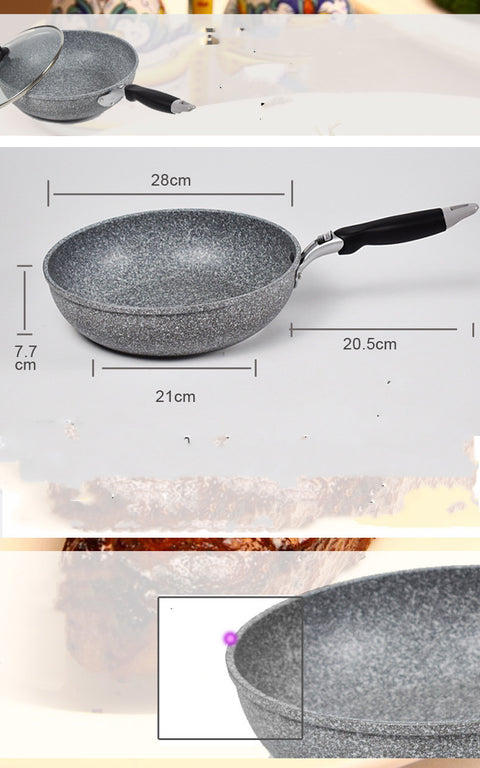 Japanese Maifan Stone Non-Stick Wok Pan – Designed for Balanced Cooking